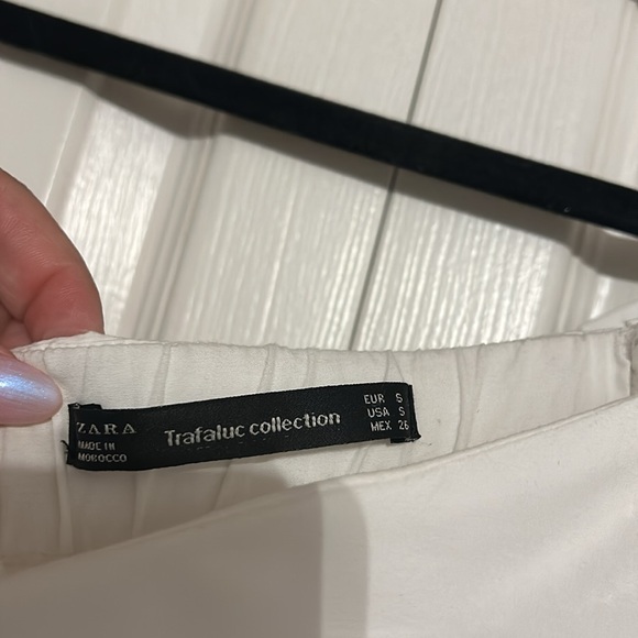 Zara off-shoulder, tie strap dress | white - Picture 5 of 5